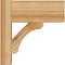 Ekena Millwork Legacy Block Rough Sawn Outlooker, Western Red Cedar, 6"W x 12"D x 12"H OUT06X12X12LEC05RWR - alternate 2